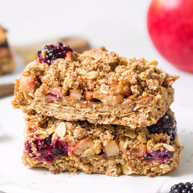 Apple Blackberry Bars