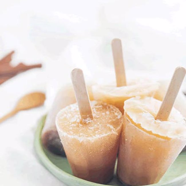 Apple Juice Popsicles