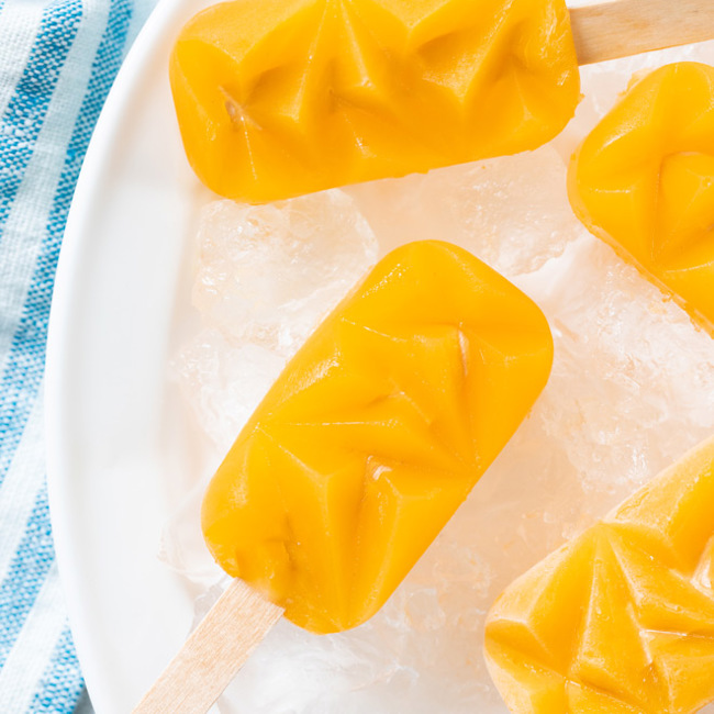 Apricot Popsicles