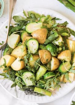 Arugula, Potato & Asparagus Salad