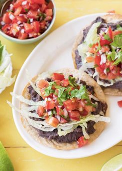 Black Bean Tostada 