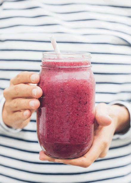 Wild Blueberry & Cherry Smoothie