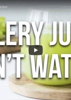 Celery Juice Isn't Just Water 