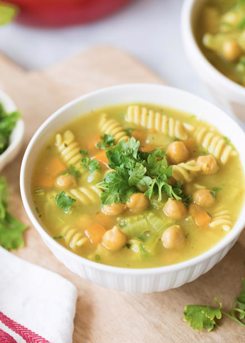 Chickpea Noodle Soup