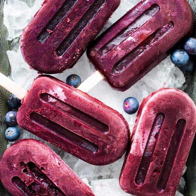 Heavy Metal Detox Smoothie Popsicles