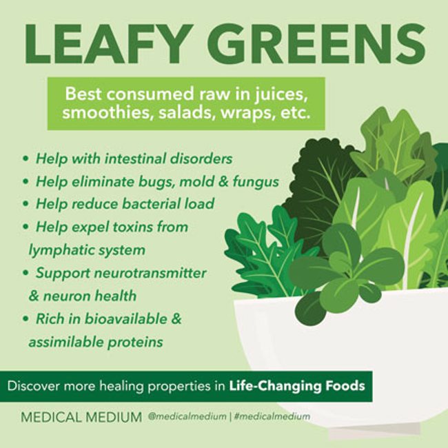 Leafy Greens: Liver Purifier