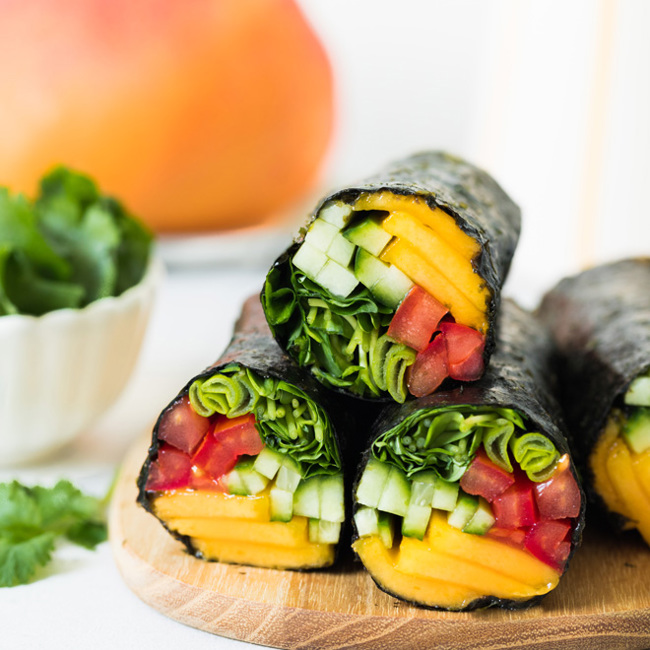 Mango Nori Wraps