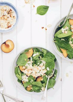Plum & Almond Salad 