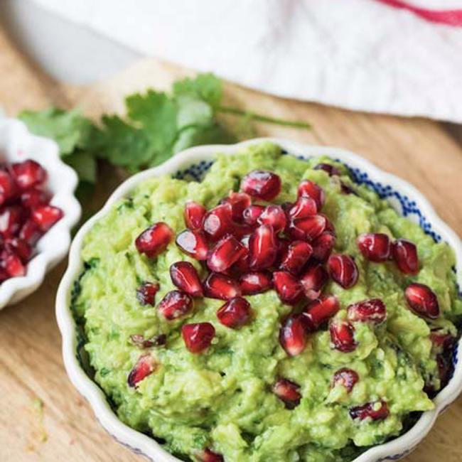 Pomegranate Guacamole 