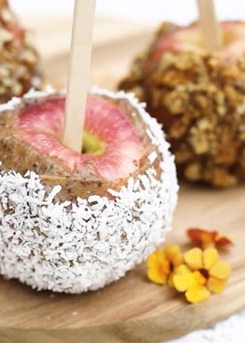 Raw Caramel Apples 