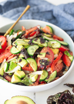 Dulse, Tomato & Avocado Salad 