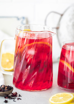 Hibiscus Lemon Iced Tea