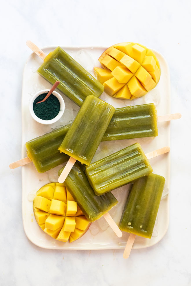 Spirulina Popsicles