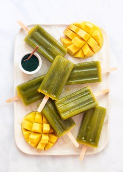 Spirulina Popsicles