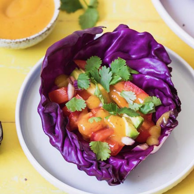 Red Cabbage Tacos