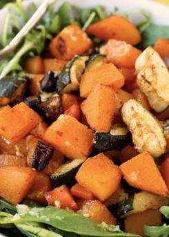 Warm Spiced Roasted Vegetable Salad