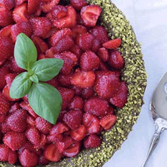 Strawberry Pistachio Pie