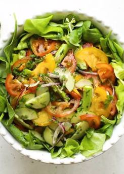 Tomato, Cucumber, & Herb Salad 