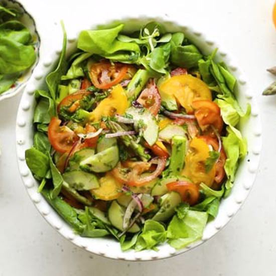Tomato, Cucumber, & Herb Salad 