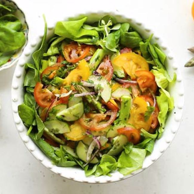 Tomato, Cucumber, & Herb Salad 